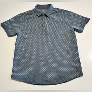Bylt Basics Lux Polo Shirt Size XL Polka Dot